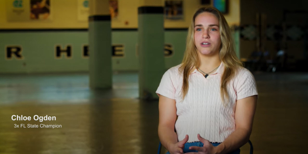 Top USA wrestler - The Chloe Ogden Story