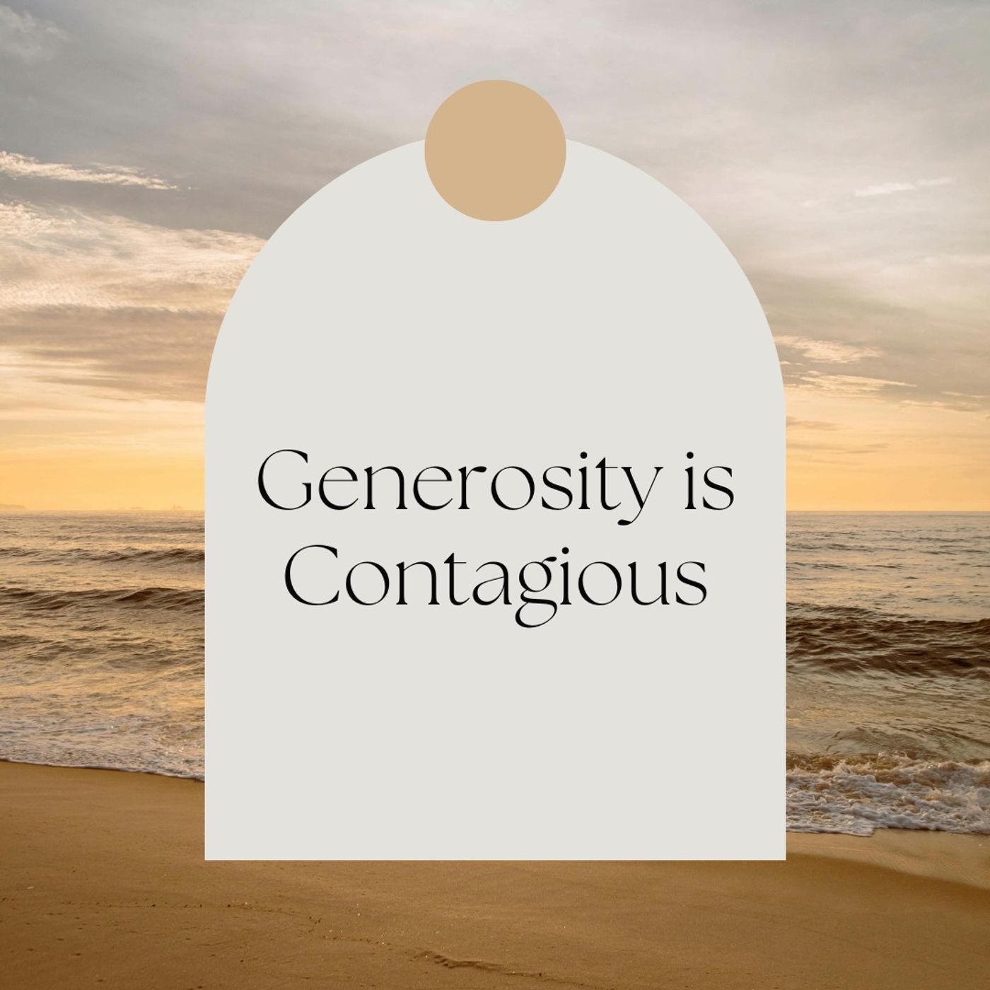 Generosity is Contagious