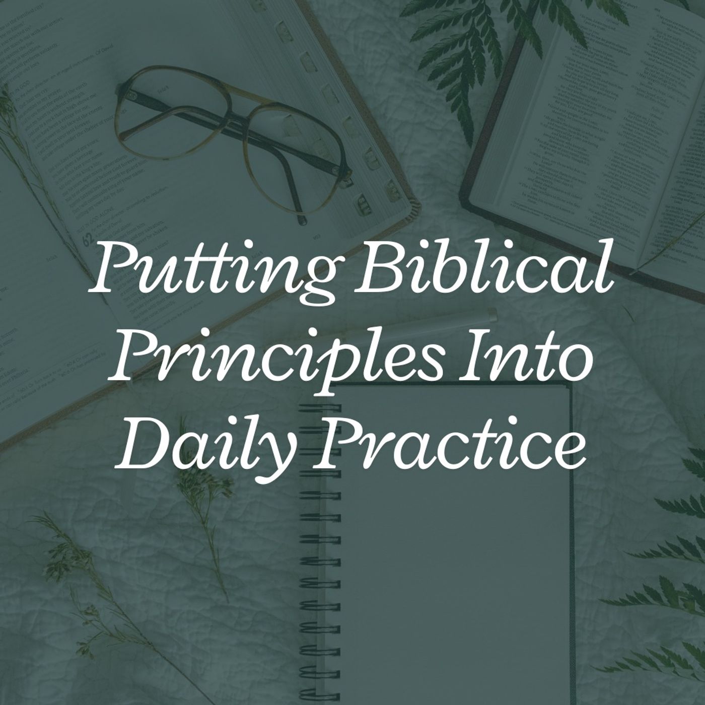 Putting Biblical Principles Into Daily Practice