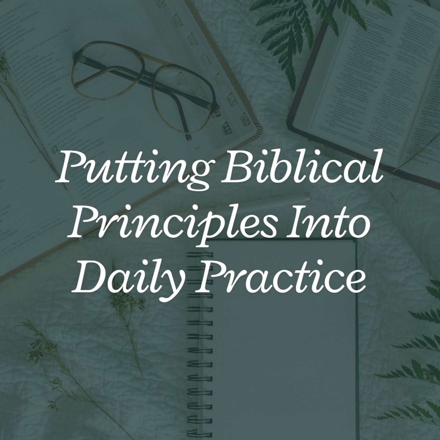 Putting Biblical Principles Into Daily Practice